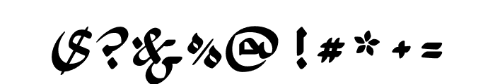 Arabic Script Font OTHER CHARS