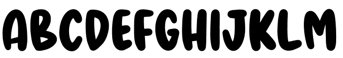 Aracia Snow Font LOWERCASE