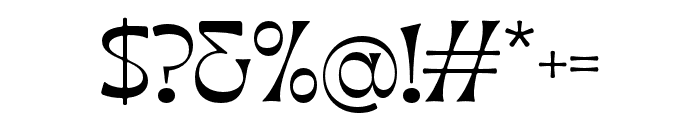 AradelaDisplay-Regular Font OTHER CHARS