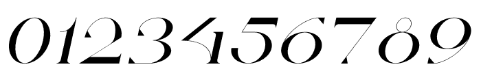Arafah Italic Font OTHER CHARS