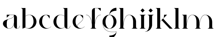 Arafah Font LOWERCASE