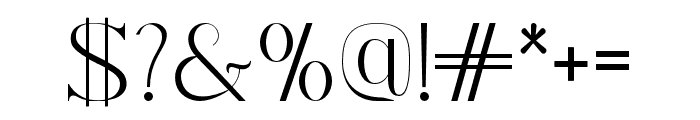 Arameza-Regular Font OTHER CHARS
