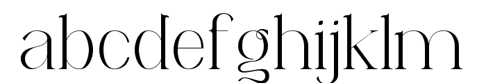 Arameza-Regular Font LOWERCASE