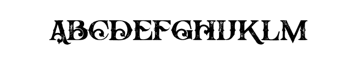 Arbatosh Grunge Font LOWERCASE