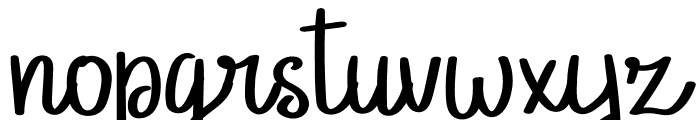 Arbiy Font LOWERCASE