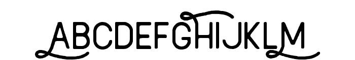 Arbour-Regular Font UPPERCASE