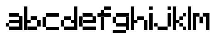 Arcade Pixel Font LOWERCASE