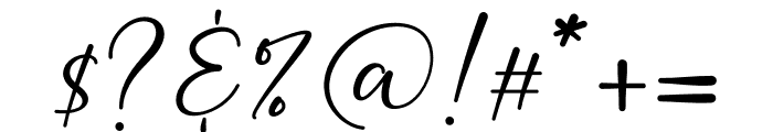 Arcadia Script Font OTHER CHARS