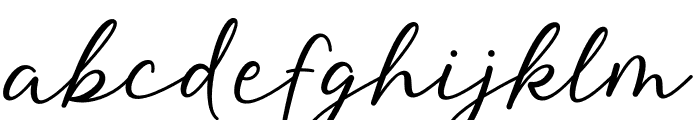 Arcadia Script Font LOWERCASE