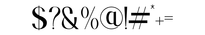 Arcadian Font OTHER CHARS