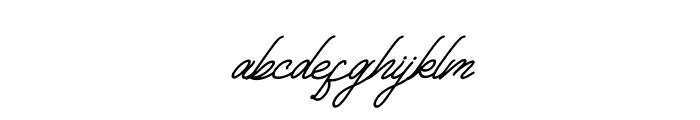 Arcadiny Italic Font LOWERCASE
