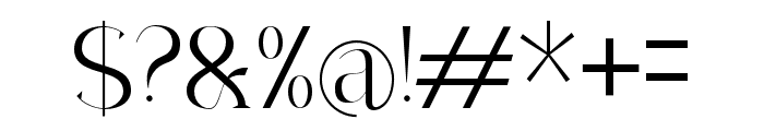 Archare-Regular Font OTHER CHARS