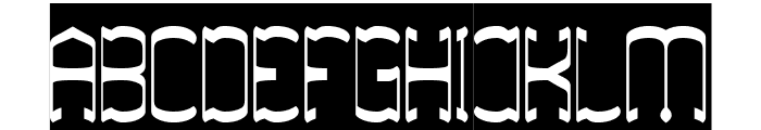 Archery Range-Inverse Font UPPERCASE