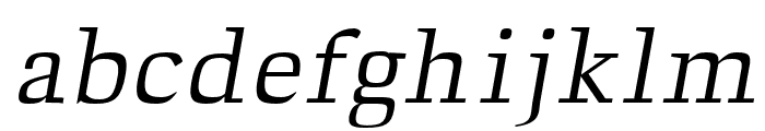 Archibald regular-italic Font LOWERCASE