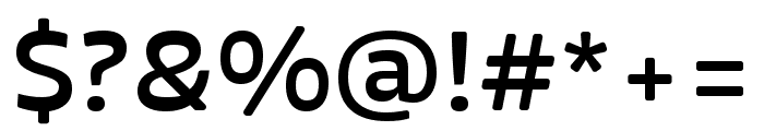 Archiga Regular Font OTHER CHARS