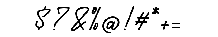 Archimelo-Regular Font OTHER CHARS