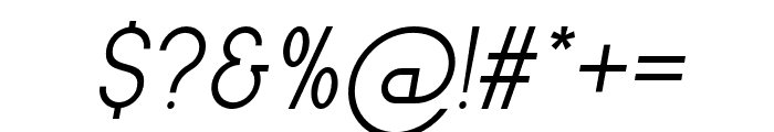 ArchipadProSlab-MediumOblique Font OTHER CHARS