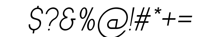ArchipadProSlab-Oblique Font OTHER CHARS