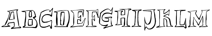 Archmage Outline Alt Font UPPERCASE