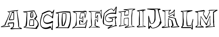 Archmage Outline Alt Font LOWERCASE