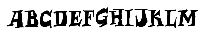 Archmage Sketchy Fill Font LOWERCASE