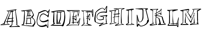 Archmage Sketchy Outline Alt Font LOWERCASE