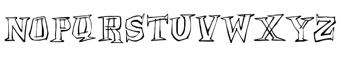 Archmage Sketchy Outline Alt Font LOWERCASE