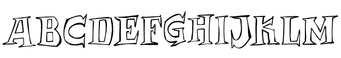 ArchmageOutline Font UPPERCASE