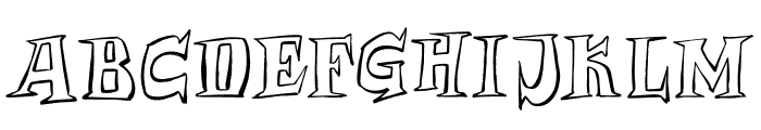 ArchmageOutlineAlt Font UPPERCASE