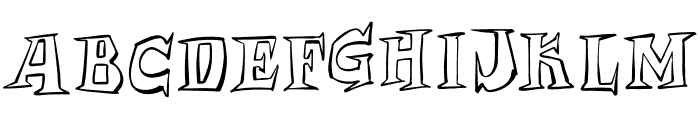 ArchmageOutlineAlt Font LOWERCASE