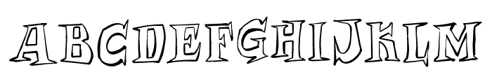 ArchmageOutline Font LOWERCASE