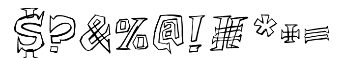 ArchmageSketchyOutline Font OTHER CHARS