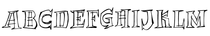 ArchmageSketchyOutline Font UPPERCASE