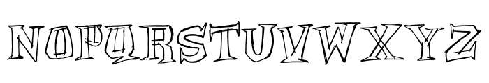 ArchmageSketchyOutline Font UPPERCASE