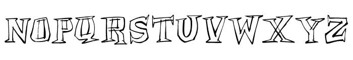 ArchmageSketchyOutlineAlt Font LOWERCASE