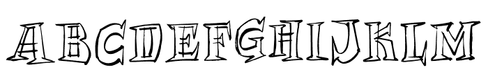 ArchmageSketchyOutline Font LOWERCASE