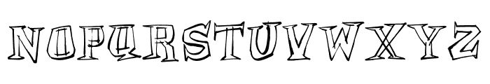 ArchmageSketchyOutline Font LOWERCASE