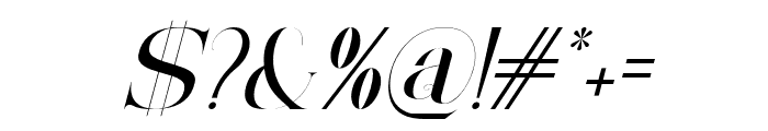 Archwaltz-Italic Font OTHER CHARS
