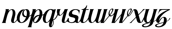 Arden Stafin Italic Font LOWERCASE