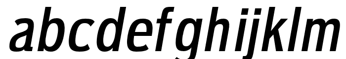 Ardent Sans Bold Italic Font LOWERCASE