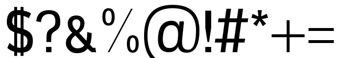 Ardent Sans Regular Font OTHER CHARS