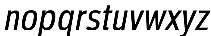 Ardent Sans Semi-Bold Italic Font LOWERCASE