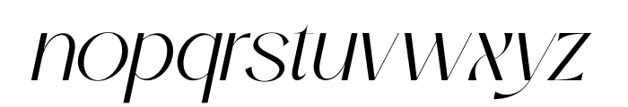 Aren Sugar Oblique Font LOWERCASE