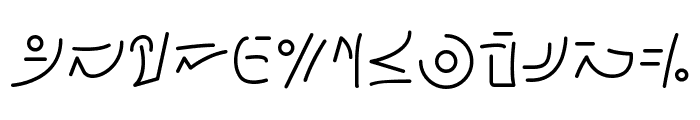 Arer Symbol Font UPPERCASE