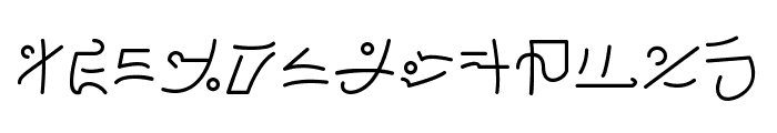 Arer Symbol Font UPPERCASE