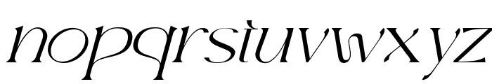 ArethaBridge-Italic Font LOWERCASE