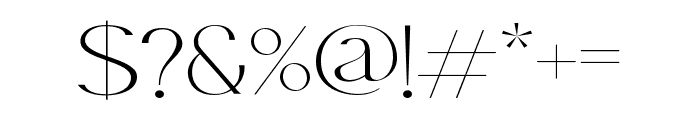 ArethaBridge-Regular Font OTHER CHARS