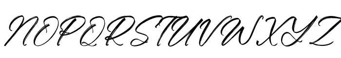 Arettolesa Italic Font UPPERCASE
