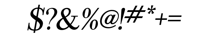 Arfee-Italic Font OTHER CHARS