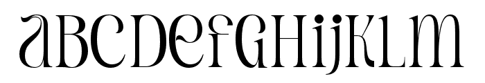 Argaka Fashion Regular Font LOWERCASE
